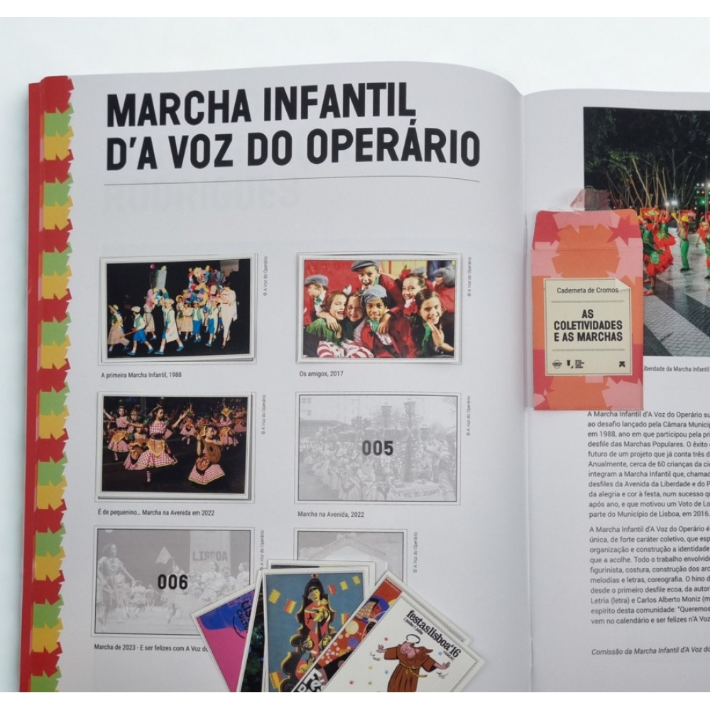 Caderneta de Cromos - As coletividades e as Marchas